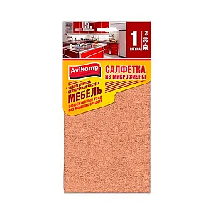 Салфетка Avikomp Мебель 1776 из микрофибры 30*30 см бежевый