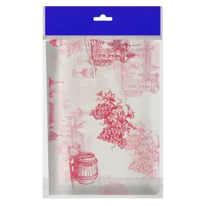 Скатерть Avikomp 2315 одноразовая с рисунком винтаж псд 110*150 см