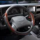 Оплетка экокожа Skyway Wood-1 L 2 подушечки Черно/Коричневая