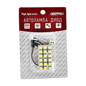 Панель светодиодная Skyway S03301003 47*23 мм 12V белая 18 SMD диодов