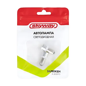 Автолампа диодная Skyway S08201222 T8.5/T4W 12V 1 SMD 2 шт