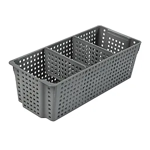 Органайзер Violet Лофт 452018 код 334233 с перегородками серый 3 л