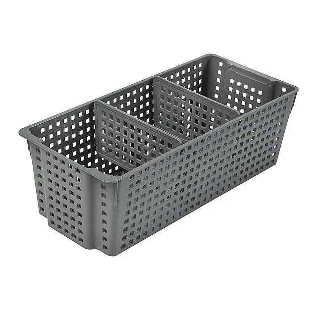 Органайзер Violet Лофт 452018 код 334233 с перегородками серый 3 л