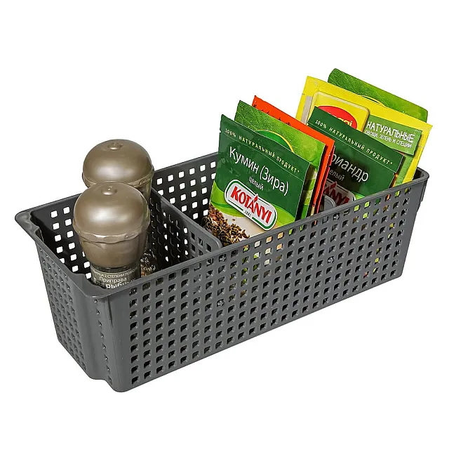 Органайзер Violet Лофт 452018 код 334233 с перегородками серый 3 л