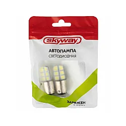 Автолампа диодная Skyway S08201046 S25/P21/5W 12V 12 SMD 2 шт