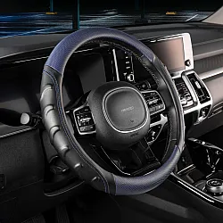 Оплетка экокожа Skyway Carbon- 2 M Черно/Синяя