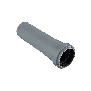 Труба для внутренней канализации МультиМирПласт 00023542 110*2.2*500 мм с кольцом