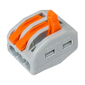 Соединительная клемма СириусА с рычагами 3 отверстия 100 шт