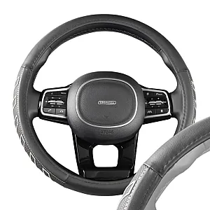 Оплетка экокожаSkyway Combo-9 M черно/серая