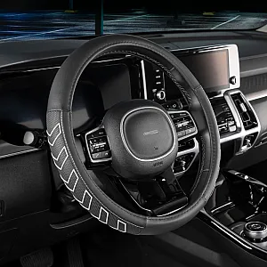 Оплетка экокожаSkyway Combo-9 M черно/серая