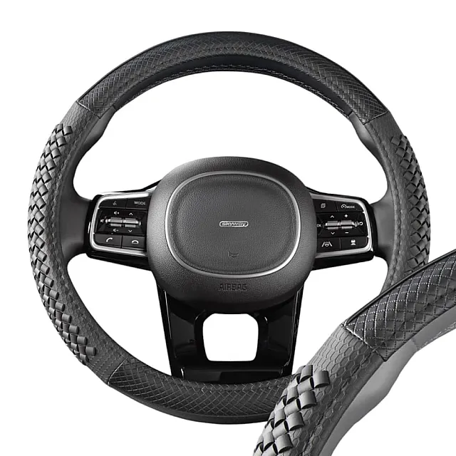 Оплетка экокожа Skyway Combo-11 M черная