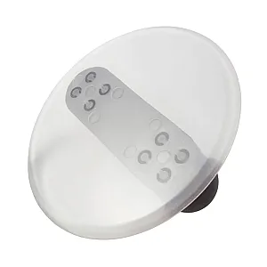 Мини-кельма STMDecor RSL33-1 пластиковая круглая прозрачная 100*3 мм