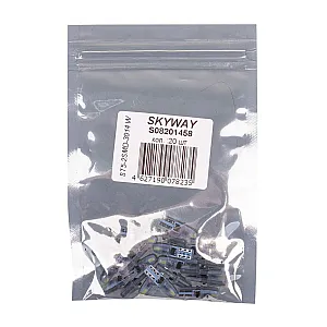 Автолампа диодная Skyway S08201458 T5 /W1.2W 12V 2 SMD биполярная 10 шт