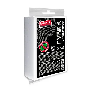 Губка Avikomp Графит 42466 меламиновая 110*65*25 мм белый