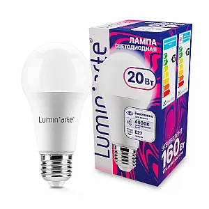 Лампа светодиодная Lumin-arte LSTD-A60-20W4KE27 LSTD-A60 20Вт 4000K E27