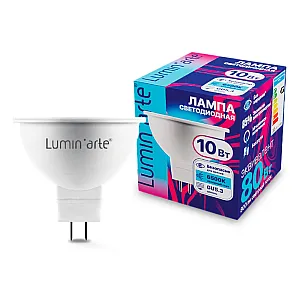Лампа светодиодная Lumin-arte LSTD-MR16-10W6KGU5.3 LSTD-MR16 10Вт 6500K GU5.3