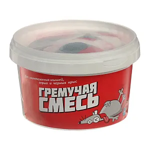 Средство от грызунов Гремучая смесь тесто-брикеты 500 г