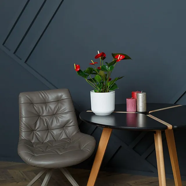 Горшок  VipSet AMR-3,1-01 Росси с дренажной системой белый 3.1 л