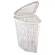 Корзина для белья Econova 433217516 пластмассовая белая 50 л