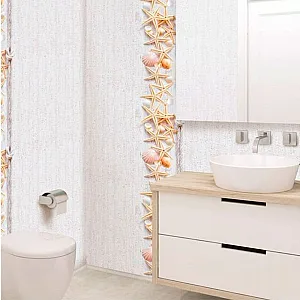 Панель ПВХ Sanrelia Стандарт New Морской бриз-компонент 611/1