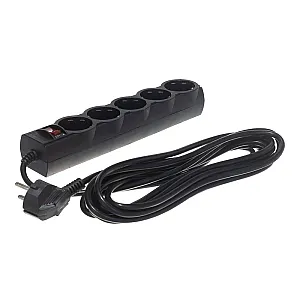 Сетевой фильтр Perfeo Powerx 8544429009 5 розеток черный 5 м
