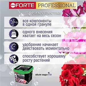 Удобрение гранулированное Bona Forte Для петуний и бегоний пролонгированное