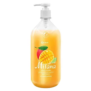 Крем-мыло жидкое Grass Milana манго и лайм 125418 увлажняющее 1000 мл