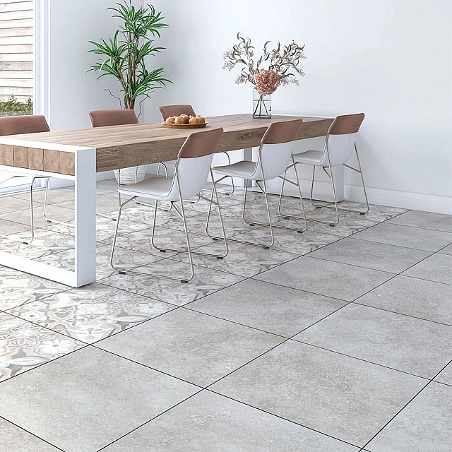 Керамогранит Lasselsberger Ceramics Цементо 6246-0031 450*450*8 мм серый