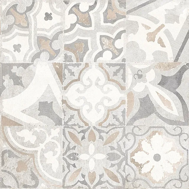 Керамогранит Lasselsberger Ceramics Цементо 7246-0001 450*450*8 мм орнамент