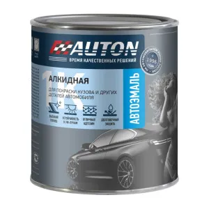 Эмаль автомобильная алкидная AUTON ATN-P07331-08 для дисков серебро 0.8 л