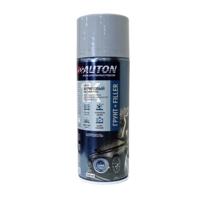 Грунт наполнитель акриловый AUTON Filler ATN-A0736 белый 520 мл Грунт наполнитель акриловый AUTON Filler ATN-A0736 белый 520 мл
