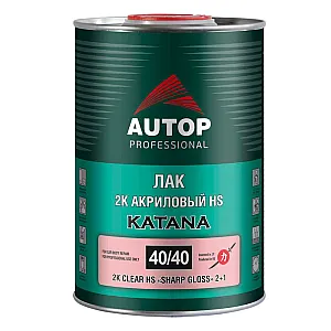 Лак Autop 2К HS Острый блеск Katana ATP-CR40/40-1 1 л