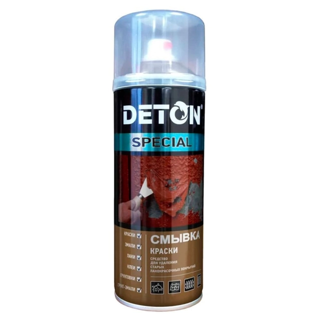 Смывка краски Deton Special аэрозоль 520 мл Смывка краски Deton Special аэрозоль 520 мл