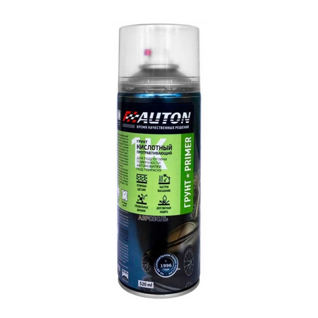 Грунт кислотный протравливающий AUTON Filler ATN-A07641 зеленый 520 мл Грунт кислотный протравливающий AUTON Filler ATN-A07641 зеленый 520 мл