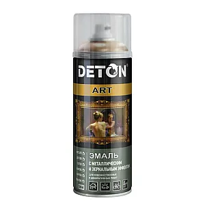 Эмаль Deton Art DTN-A07663 с металлическим и зеркальным эффектом супер хром 520 мл