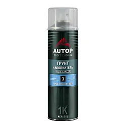 Грунт наполнитель Autop №3 ATP-A07830 для пластика серый 650 мл