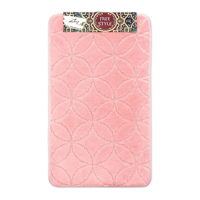 Набор ковриков Shahintex Free Style розовый 60*100/60*50