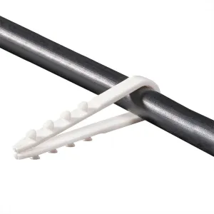 Дюбель-хомут Fortisflex 56867 ДХ 11-18 белый 100 шт