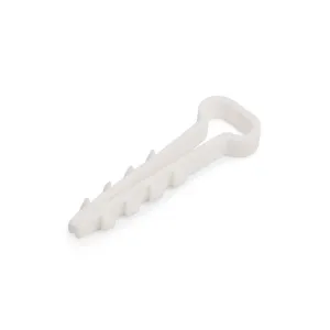 Дюбель-хомут Fortisflex 57159 ДХП 12-6 белый 100 шт