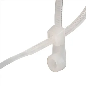 Стяжка Fortisflex 80529 нейлоновая КСО 4*150 мм белая 100 шт