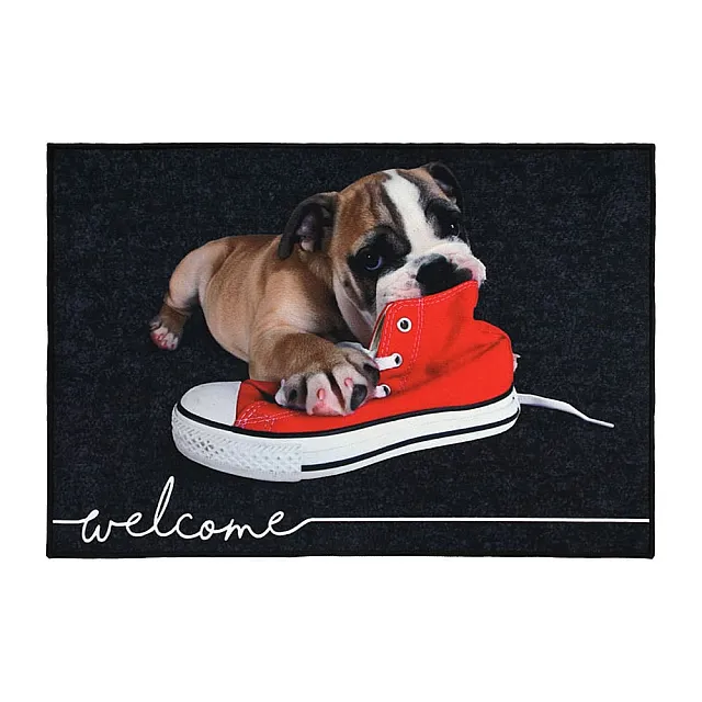 Коврик придверный Vortex 24238 Velur Щенок влаговпитывающий 40*60 см