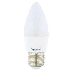 Лампа светодиодная General GLDEN-CF-B-7-230-E27-6500