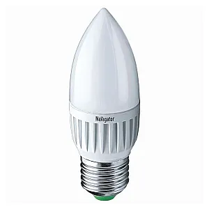 Лампа светодиодная Navigator 82 517 NLLB-P-C37-5-230-4K-E27-FR