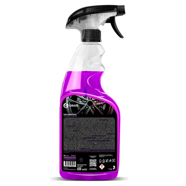 Очиститель колесных дисков Grass Disk Cleaner Super 110405 600 мл Очиститель колесных дисков Grass Disk Cleaner Super 110405 600 мл