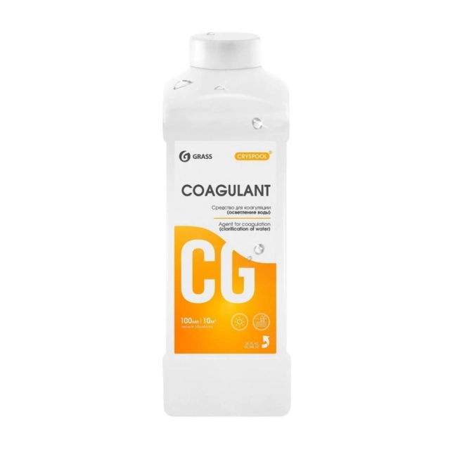 Средство для осветления воды Grass Cryspool Coagulant 150004 1 л Средство для осветления воды Grass Cryspool Coagulant 150004 1 л
