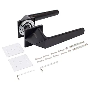 Ручка дверная Аллюр Кайли BL 84150 матовый черный