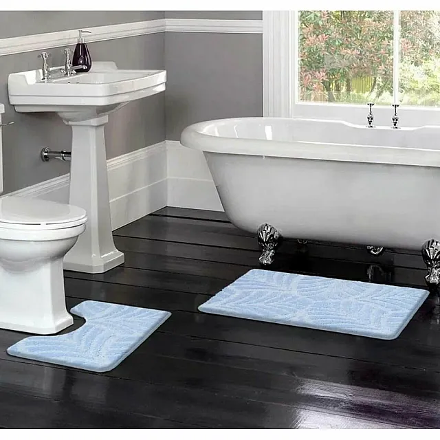 Набор ковриков Shahintex Актив Icarpet голубой 50*80/50*40-001