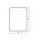 Зеркало Silver Mirrors Стив сенсорный выключатель 60*80 см