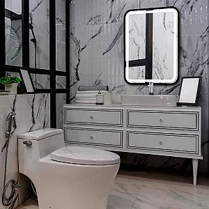 Зеркало Silver Mirrors Мальта-лофт LED-00002353 сенсорный выключатель 60*80 см