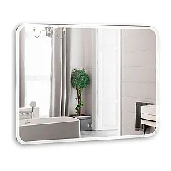 Зеркало Silver Mirrors Stiv neo LED-00002425 сенсорный выключатель 80*100 см Зеркало Silver Mirrors Stiv neo LED-00002425 сенсорный выключатель 80*100 см